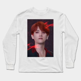 Red2 Baekhyun Long Sleeve T-Shirt